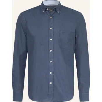 Pánská košile Fynch-Hatton Pánská Flanelová Košile Regular Fit, modrá, 38