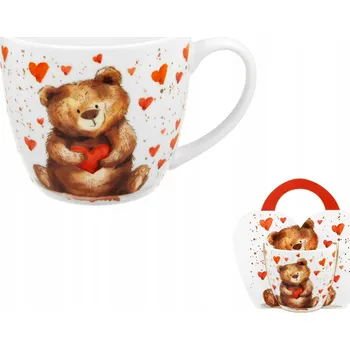 Hrnek Duo Medvídek se srdíčkem porcelánový 460 ml