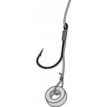Rybářský háček Háčky s návazcem a otřepem Jaxon Method Feeder Pe Line 8 ks