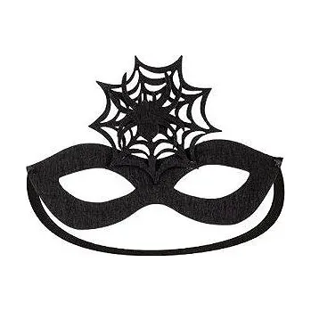 Karnevalová maska Carnival Toys Škraboška pavučina s pavoukem