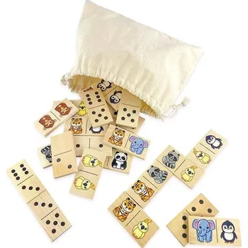 Desková hra Ulanik Domino Zvířata