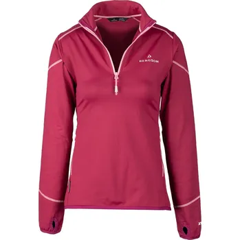 Dámská mikina Mikina BERGSON Sportovní dámská SWIFTLAYER na zip do půlky VTX Anemone, velikost M