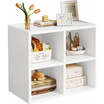 Komoda REGAŁ OTWARTY STOJĄCY MODUŁOWY BIAŁY POLICE SKŘÍŇKA KOMODA LOFT SKANDINÁVSKÝ STYL