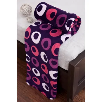 Prostěradlo Deka Eurofirany z mikrovlákna 160 cm x 200 cm bílá