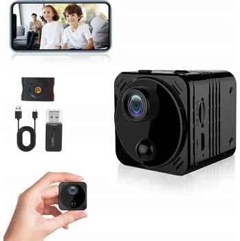 IP kamera MINI ŠPIÓNÍ KAMERA SKRYTÁ S DETEKCÍ POHYBU NAHRÁVÁ NA MICROSD KARTU