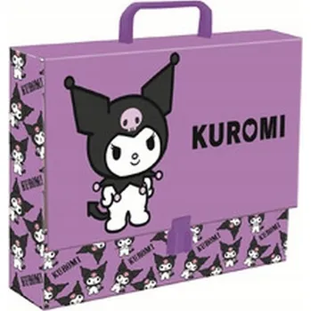 Aktovka na dokumenty Aktovka s uchem A4 XL Kuromi Violet