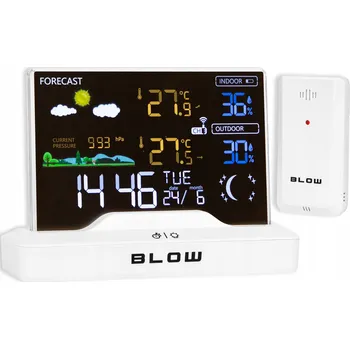 Meteostanice BEZDRÁTOVÁ METEOROLOGICKÁ STANICE S NAPÁJENÍM ZE SÍTĚ I BATERIÍ METEO SENZOR BLOW WS104