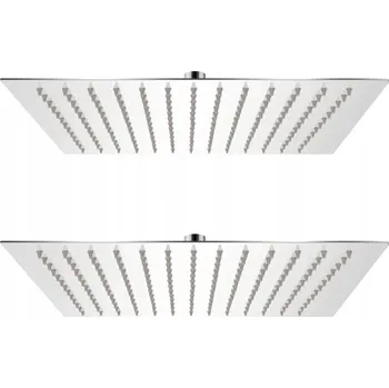 Sprchová hlavice Dešťová hlavice z nerezové oceli, 2 ks, 25 x 25 cm