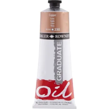 Výtvarná barva Daler & Rowney Graduate Oil 200 ml - copper 230