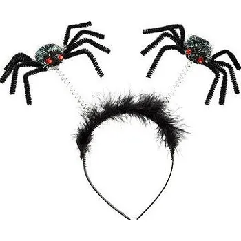 Carnival toys Halloweenská čelenka s pavouky