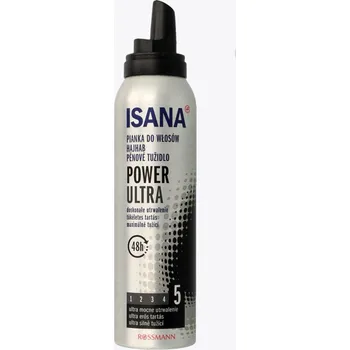 Stylingový přípravek Isana Pěna na vlasy POWER ULTRA – extra silná fixace