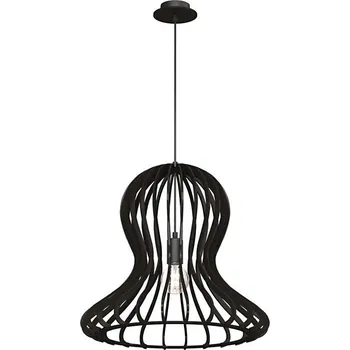 Amplex 5020 - Lustr na lanku OCTO 1xE27/20W/230V černá