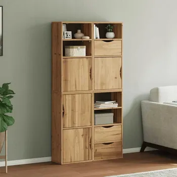 Konferenční stolek VidaXL Noční stolky 4 ks "ODDA" 40x24x79 cm Masivní dřevo Borovice