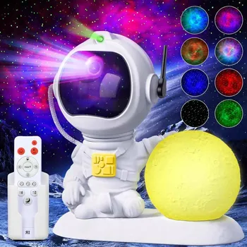 Projekční technika PROJEKTOR NOČNÍ OBLOHY NOČNÍ LAMPA ASTRONAUT PRO DĚTI VESMÍRNÝ PROJEKTOR S DÁLKOVÝM OVLÁDÁNÍM