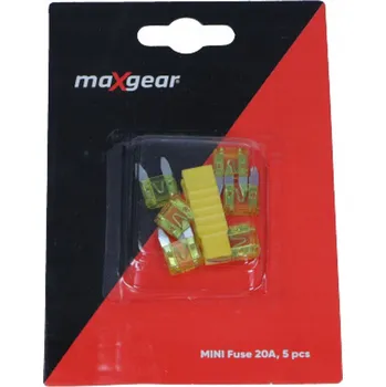 Autopojistky MAXGEAR POJISTKA PLOCHÁ MINI 20A SADA 5KS 89-0007