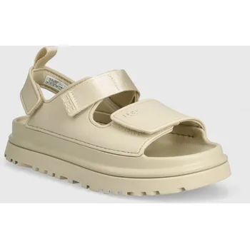 Dívčí sandály Dětské sandály UGG GOLDENGLOW béžová barva 1152813K 08X, EUR 31