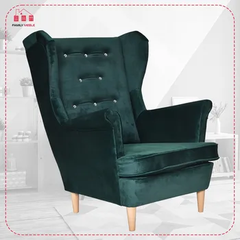 Křeslo Křeslo ušák Family Meble zelené