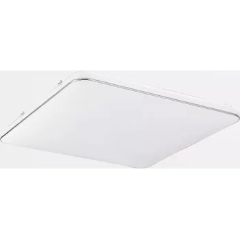 Stropní Svítidlo 48W čtvercový 53 cm bílý s chromem Zuma Line OMAR