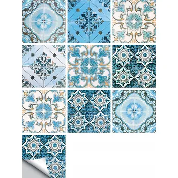 Úložný box SAMOLEPICÍ PANEL PATCHWORK PVC DLAŽDICE SADA 10 KUSŮ 20x20cm