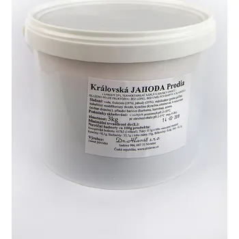 DI-Pomazánka Královská jahoda 3 kg Prodia slazeno fruktozou, snížená energetická hodnota