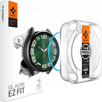 Tvrzené sklo pro Galaxy Watch 6 Classic 47 mm, Spigen Glas.TR Ez Fit 2Pack