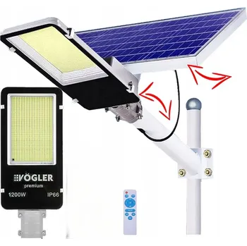 Venkovní osvětlení Pouliční lampa P.W.M Vogler 1200 W 200000 lm solární napájení