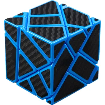 Hlavolam HRAS Blue Ninja Ghost Cube with carbon fibre stickers - hlavolam