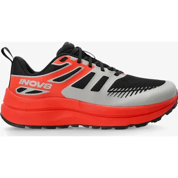 Pánská sportovní obuv Trailové boty Inov-8 TrailFly Max Wide - černé/světlé/šedé/červené 42,5