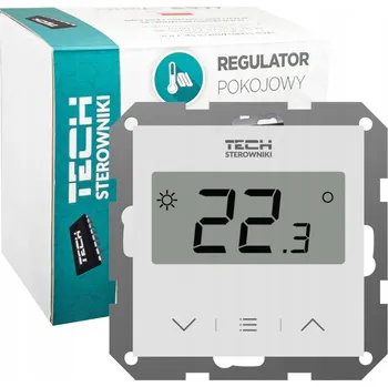 Termostat TECH F-2Z V1 drátový pokojový termostat do rámečku BÍLÝ