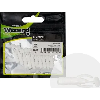 Umělá nástraha WIZARD - Umělá nástraha Nymph Bílá 3 cm 10 ks