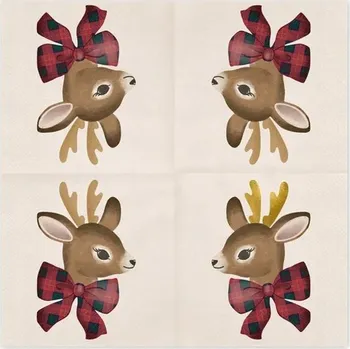 Papírový ubrousek Ubrousky Jelínek, Sobík 33x33 cm