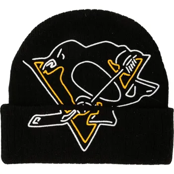 Čepice Mitchell & Ness Pánská zimní čepice Pittsburgh Penguins NHL Line Light Knit