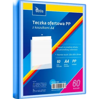 Prezentační složka A4 Tetis modrá