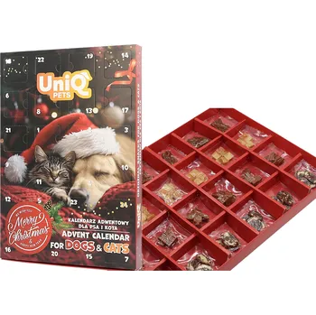 Pamlsek pro psa UNIQ PETS Vánoční Adventní kalendář pro psy a kočky TREATMAS TIME 100g