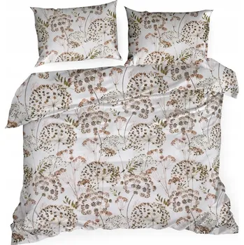 Povlečení Povlečení 220x200 Julita bílé barevné květiny