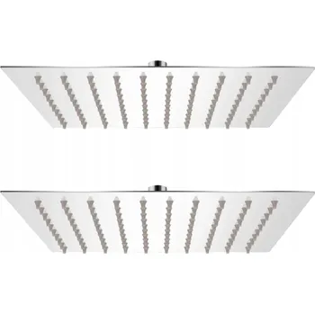 Sprchová hlavice Dešťové hlavice z z nerezové oceli, 2 ks, 20 x 20 cm