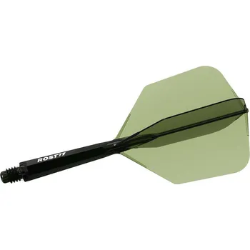 Šipka Cuesoul ROST 77 průhledné zelené, Big Wing letky a střední násadky