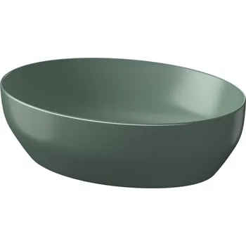 Cersanit Larga umyvadlo na desku elipsa 50 green matt K677-054