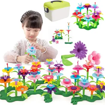 ostatní stavebnice VZDĚLÁVACÍ STAVEBNICE KVĚTINY ZAHRADNÍ KONSTRUKČNÍ KVĚTINY VELKÁ HRAČKA DÁREK