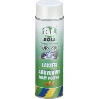 Barva ve spreji Akrylový lak Boll 0010127 Rally bílý lesk 500 ml