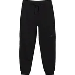 Chlapecké tepláky 4F vícebarevné, velikost 158, dlouhé, rovný střih, s kapsami