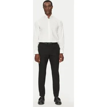 Pánská móda HUGO Košile Kason 50482056 Bílá Slim Fit 45