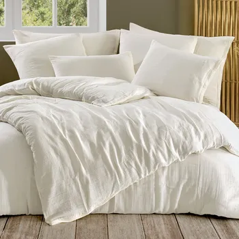 Povlečení 4Home Mušelínové povlečení Cloud, 160 x 200 cm, 70 x 80 cm, béžová