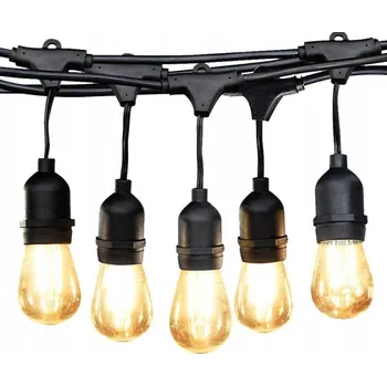 IP kamera Světelný řetěz Led Solution 1000 cm do sítě černý