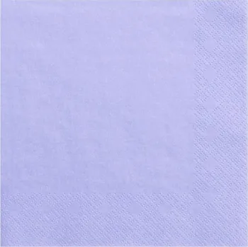 Papírový ubrousek Ubrousky třívrstvé, lila, 33x33 cm