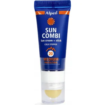 Vrták Opalovací krém Alpen Sun Combi F20