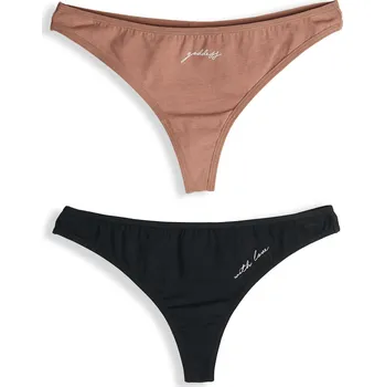 Dámské oblečení GATE Balení 2 bavlněných tanga kalhotek 42 625-0192/89