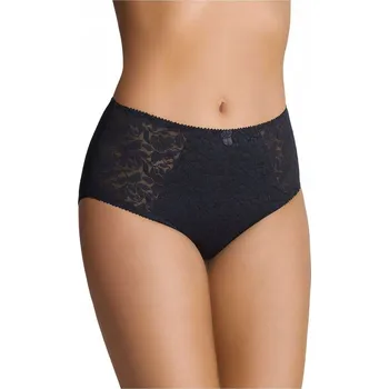 Kalhotky EMILI Kalhotky dámské pohodlné bavlněné krajkové kalhotky Norma černé 3XL