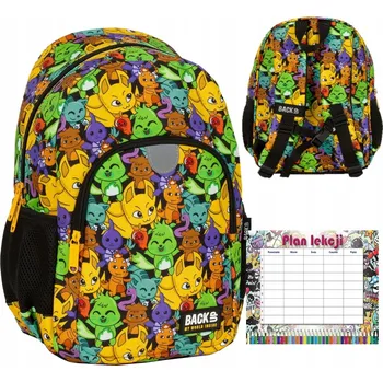 Školní batoh Školní batoh Back Up s více přihrádkami, vícebarevný, 16 l