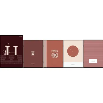 Sešit Sešit A5 s mřížkou TOP-2000, 60 listů, motiv: Historie